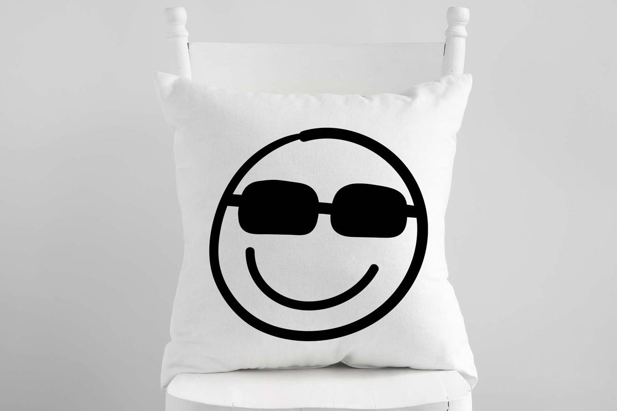 Dekokissen - Cool- Smiley #5
