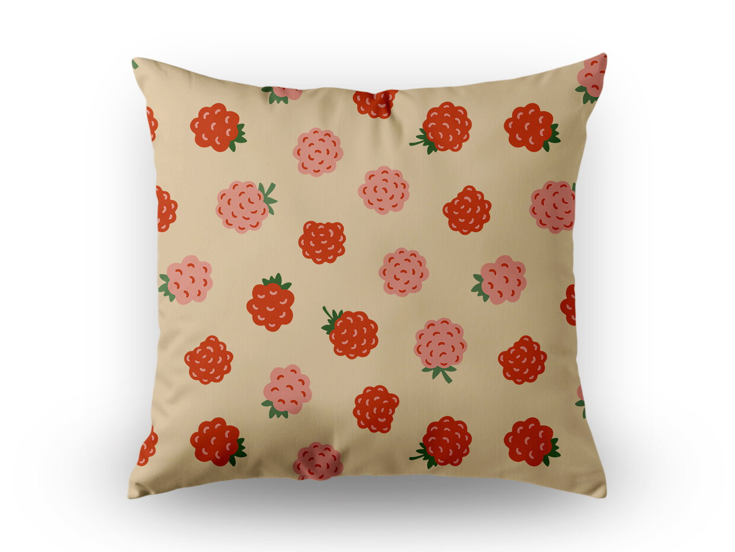 Outdoor Kissen Himbeeren – wasserabweisend, antibakteriell und waschbar - COL 2-5