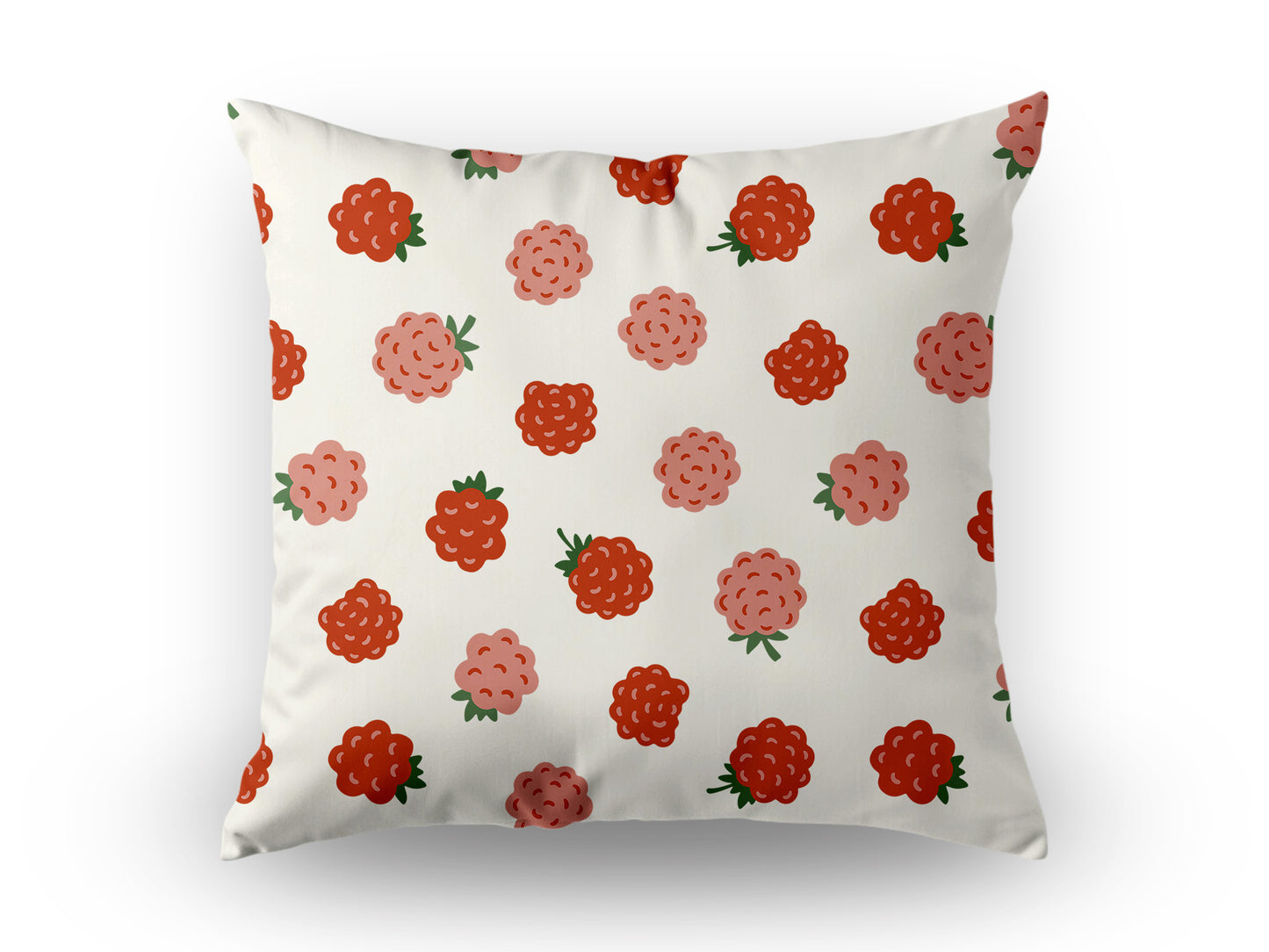 Outdoor Kissen Himbeeren – wasserabweisend, antibakteriell und waschbar - COL 2-5