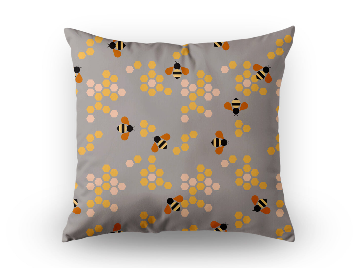 Outdoor Kissen; wetterfest & wasserabweisend - COL 5-1 Bienen & Blumen