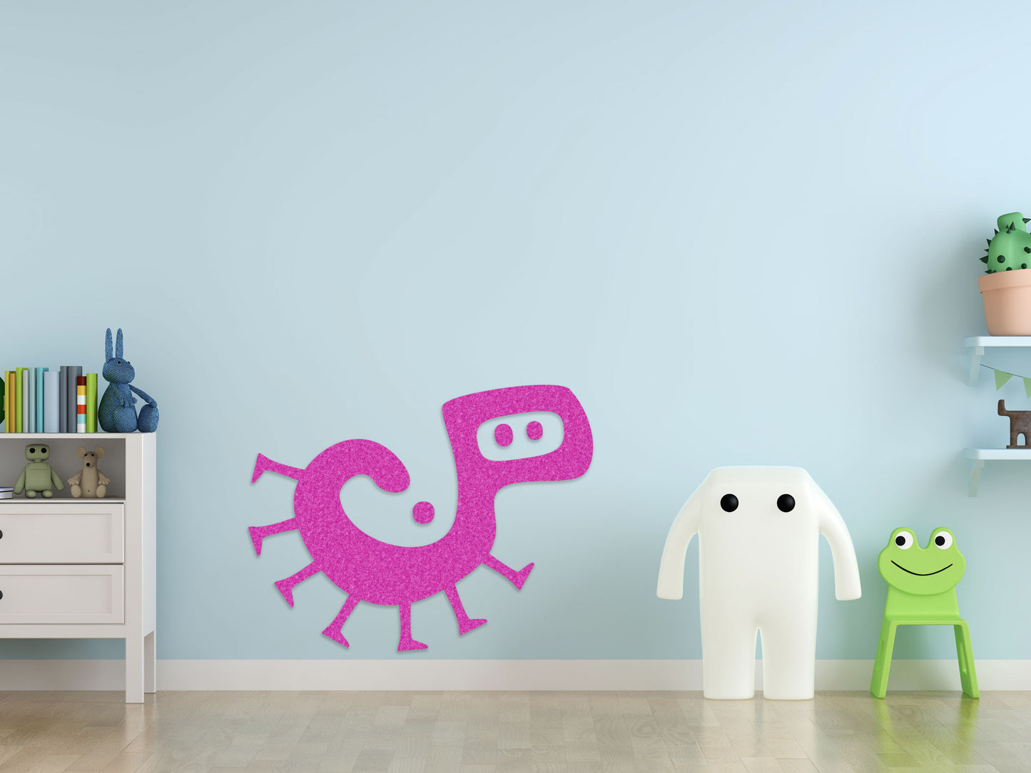 3D muurschildering - Monster - zelfklevend muurmotief - MO-025