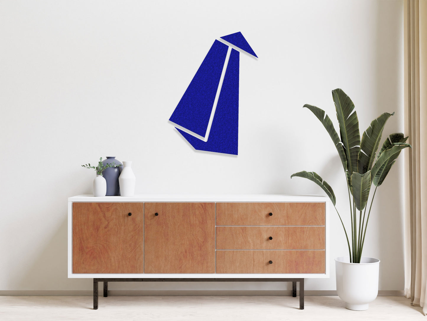 Image murale 3D - Renard Origami - Motif mural autocollant