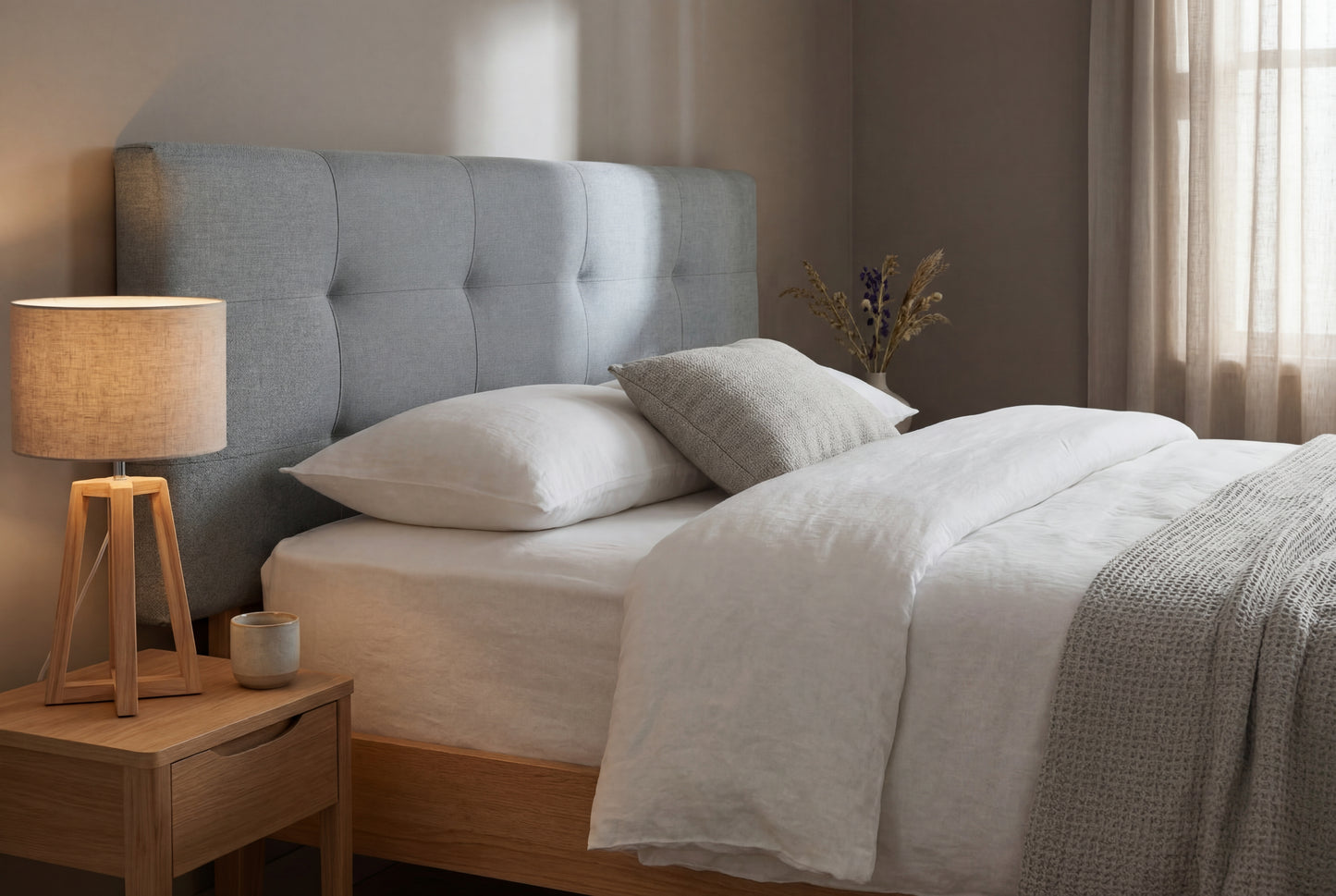 Kopfteil Bett gepolstert - Atlas