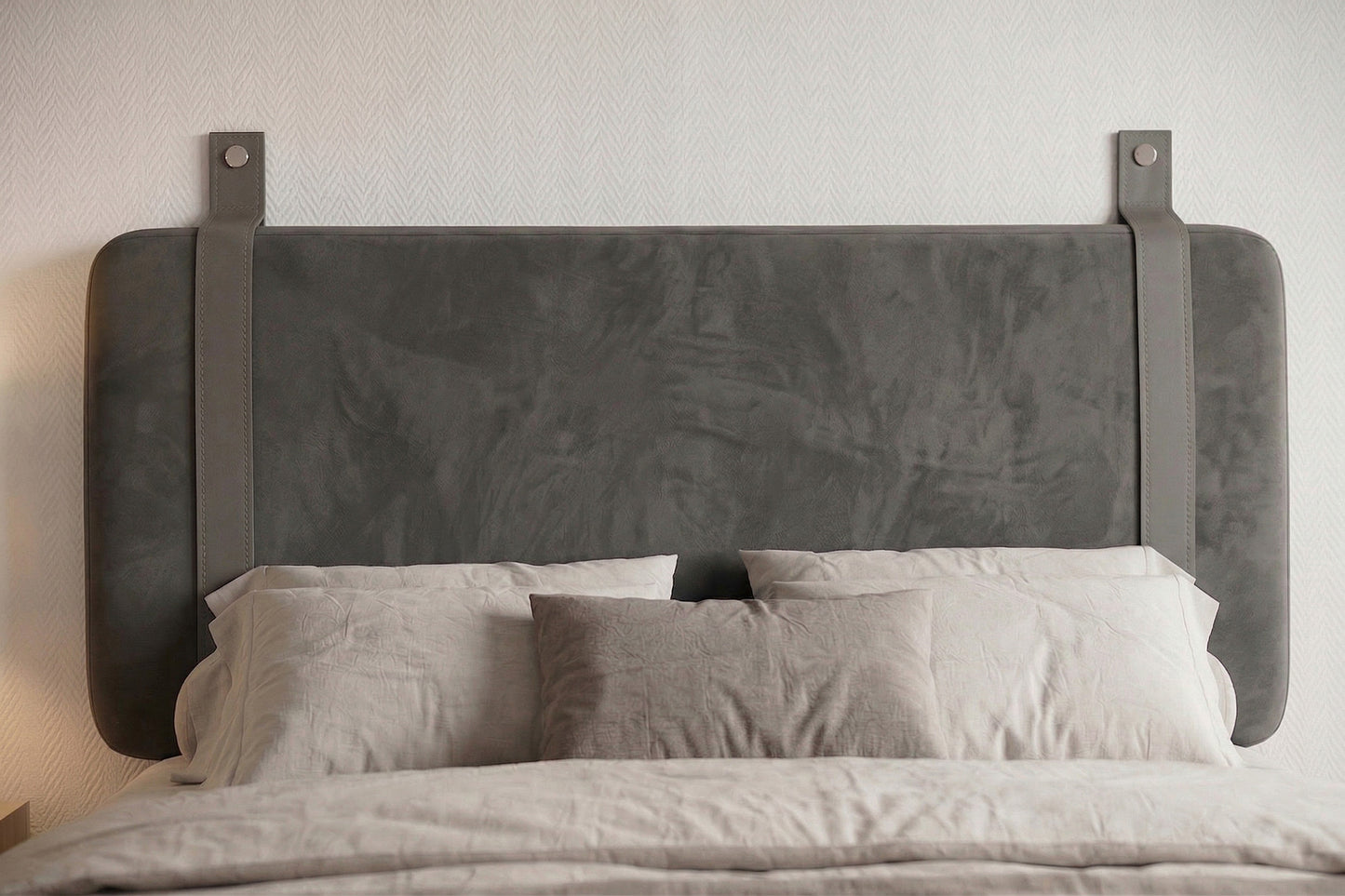 BED WALL CUSHION CALYPSO [VELVET]