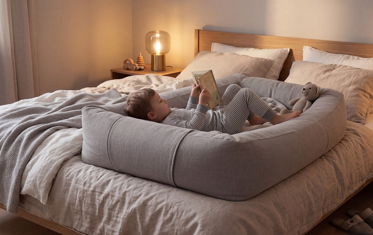 Lit enfant "FINN" - pliable et empilable