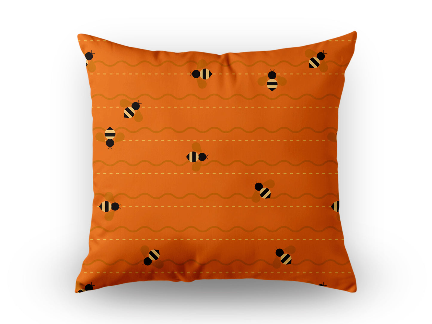 Outdoor Kissen; wetterfest & wasserabweisend - COL 5-5 Bienen & Blumen