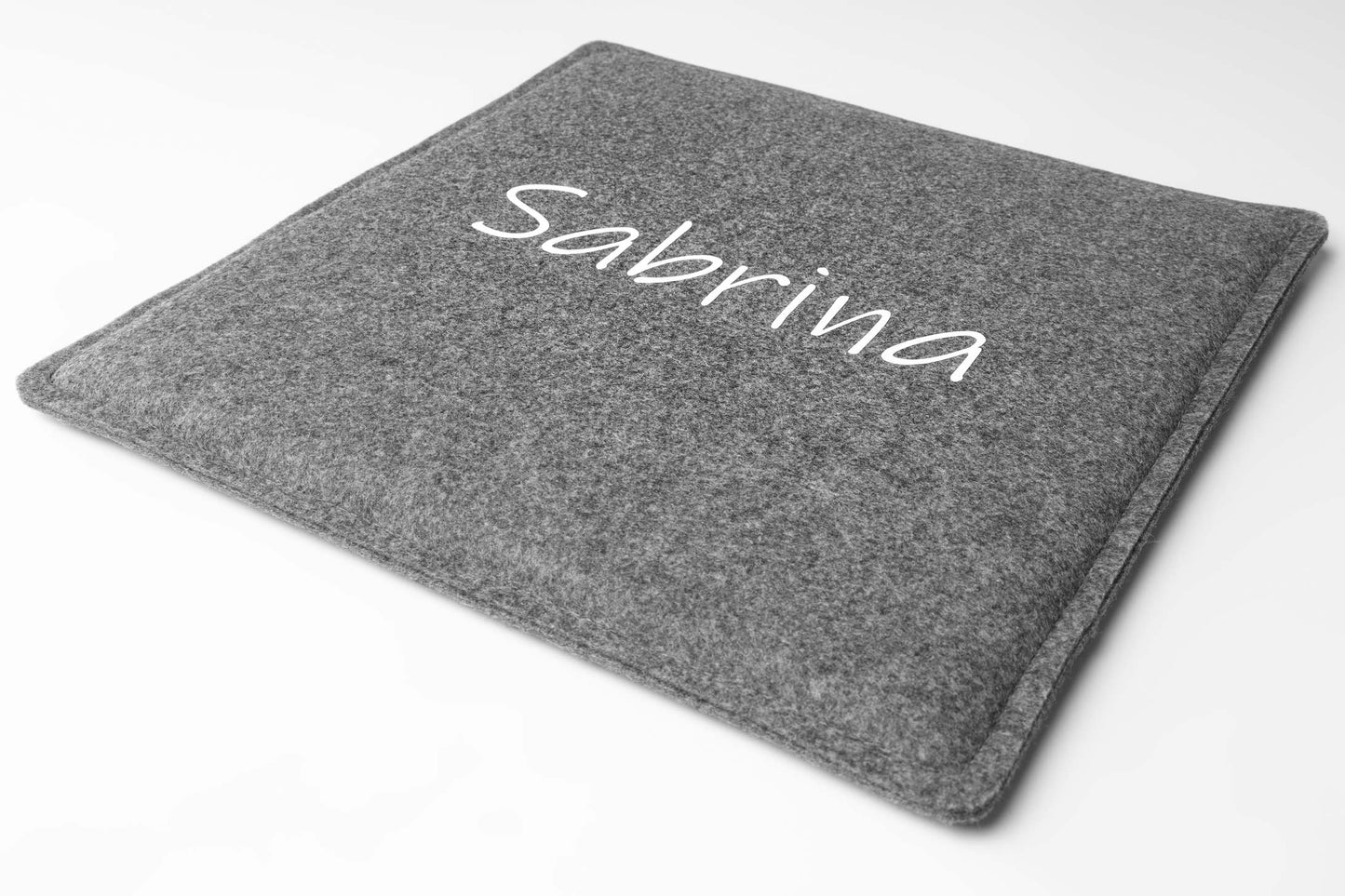 Coussin de siège en feutre imprimé