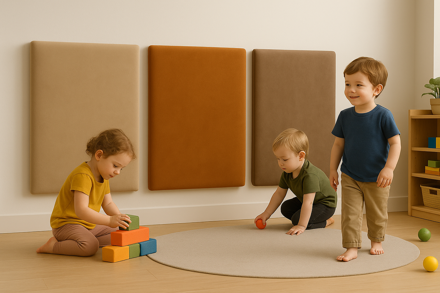 WANDSCHUTZ POLSTER KINDER [MICROFASER] - WASCHBAR