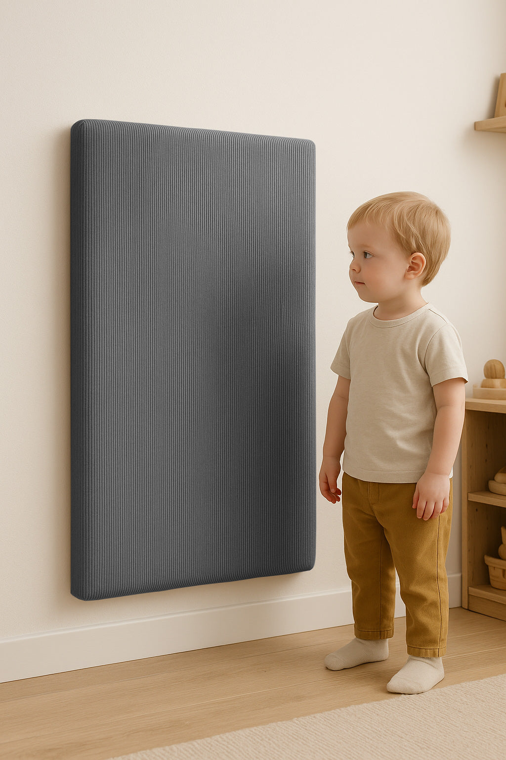 WANDSCHUTZ POLSTER KINDER [CORD] - WASCHBAR