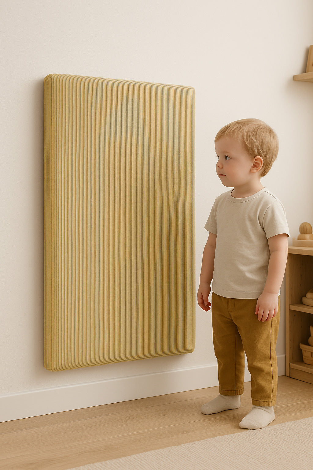 WANDSCHUTZ POLSTER KINDER [CORD] - WASCHBAR