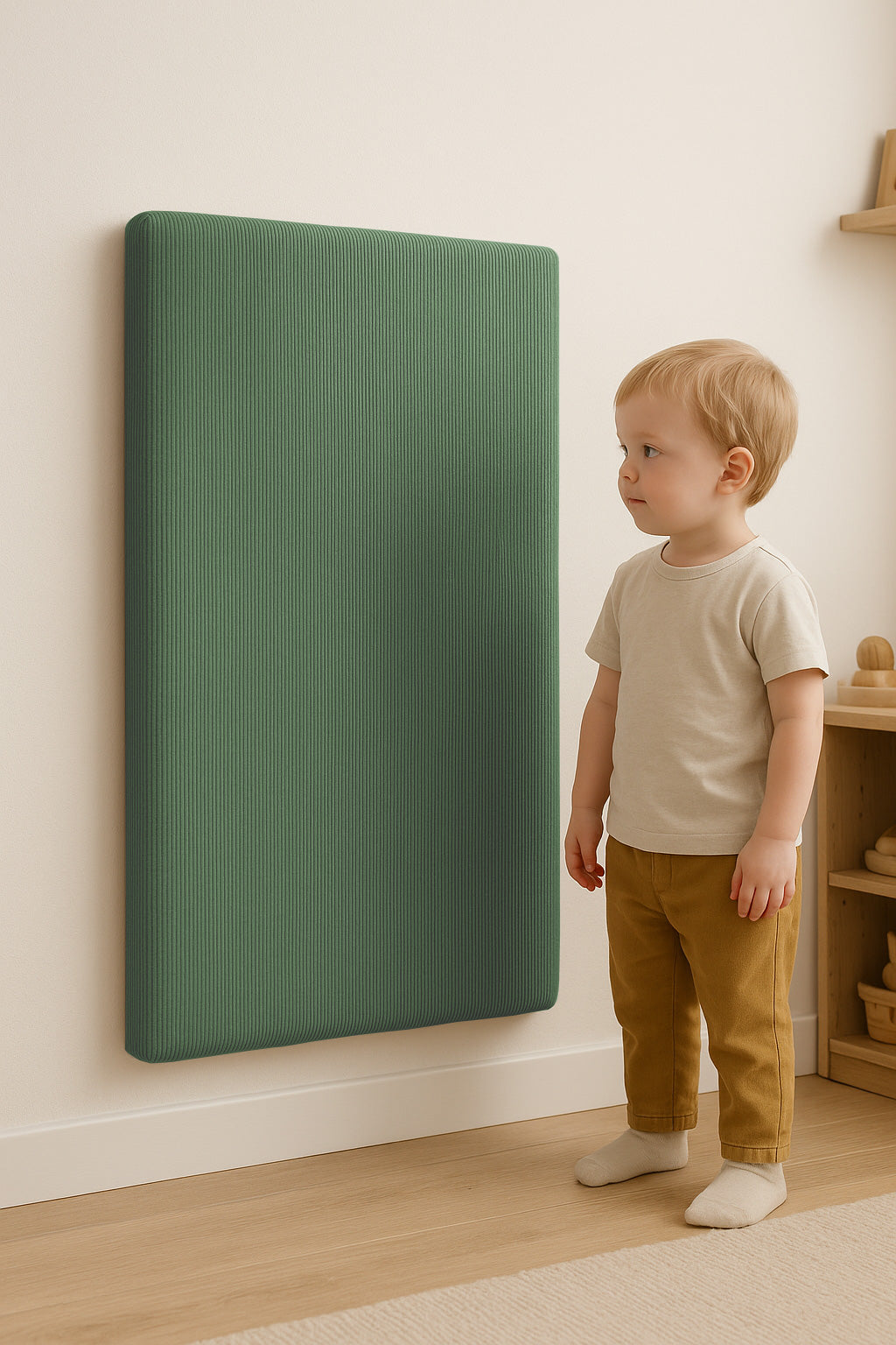 WANDSCHUTZ POLSTER KINDER [CORD] - WASCHBAR