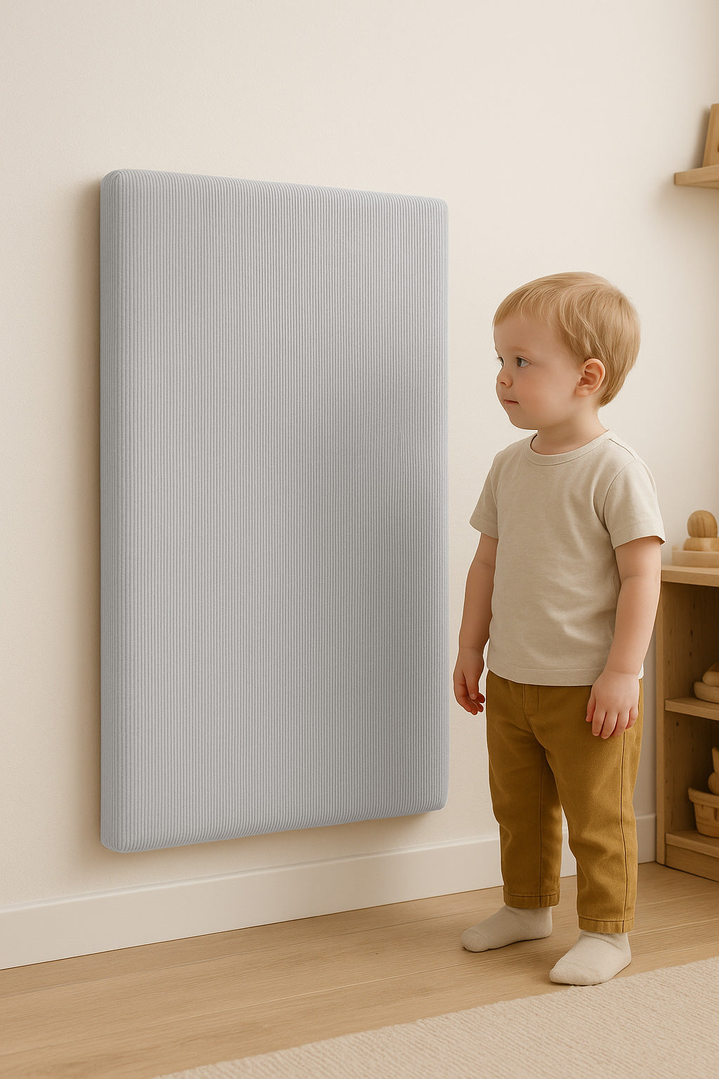 WANDSCHUTZ POLSTER KINDER [CORD] - WASCHBAR