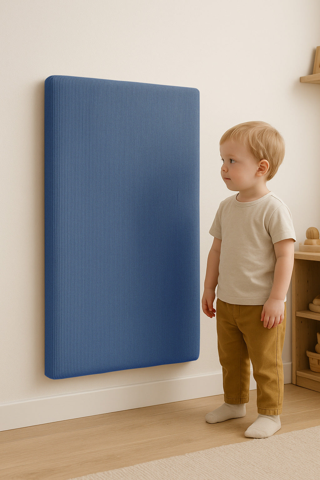 WANDSCHUTZ POLSTER KINDER [CORD] - WASCHBAR