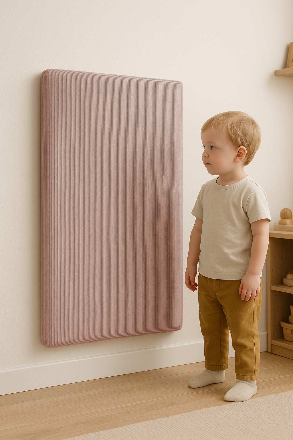 WANDSCHUTZ POLSTER KINDER [CORD] - WASCHBAR